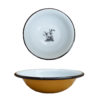 Assiette Métal émaillé - OCRE OU IVOIRE – Image 2