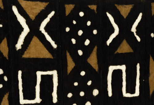 Détail d'un bogolan, Mali, Peuple Bamana © Collection Anne Grosfilley