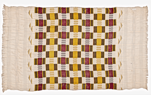 Kente, Ghana, peuple Ashanti © Collection Fondation Jean-Félicien Gacha