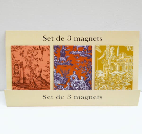 SET DE MAGNETS ÉTOFFES ET LITTERATURE