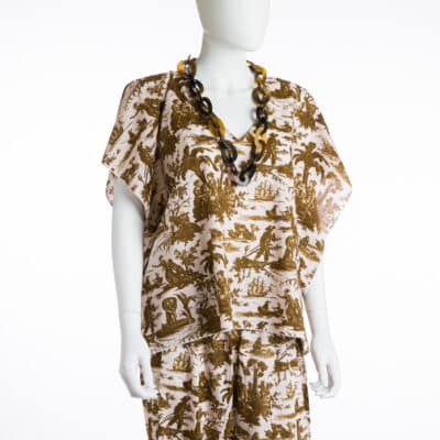 KURTA "PAUL ET VIRGINIE" KAKI S/M