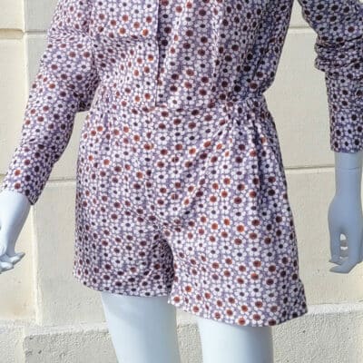SHORTY FEMME "MARGUERITES"