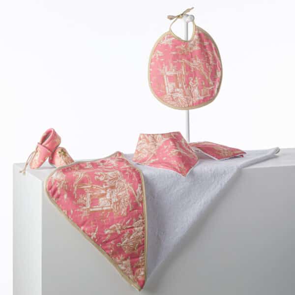 CAPE DE BAIN OFFRANDE ROSE ET CUIVRE – Image 3