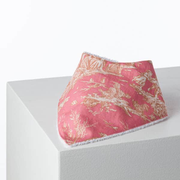 BAVOIR BANDANA OFFRANDE ROSE ET CUIVRE – Image 2
