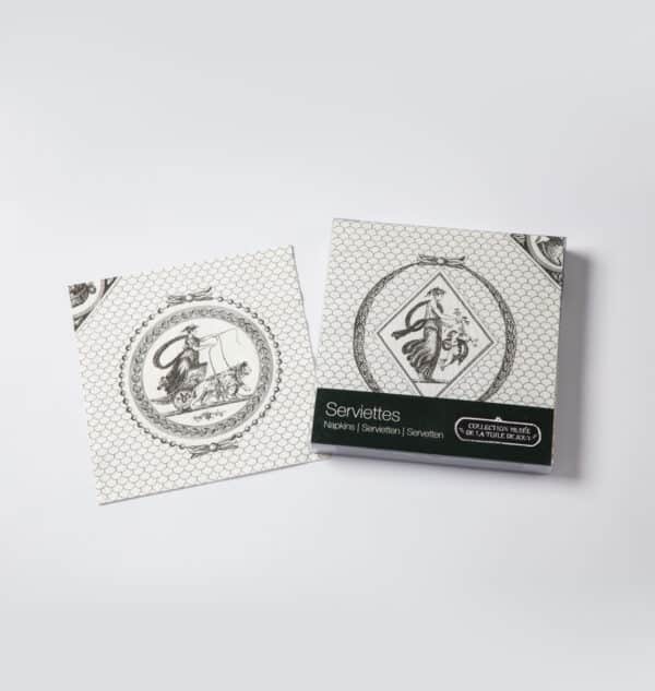 SERVIETTES "SCENES ANTIQUES" - PRIX OUTLET