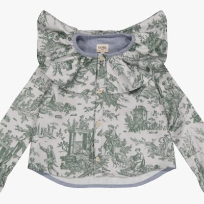 CHEMISE BERTHE "OFFRANDE A L'AMOUR"