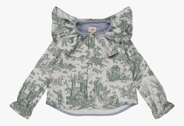 CHEMISE BERTHE "OFFRANDE A L'AMOUR"