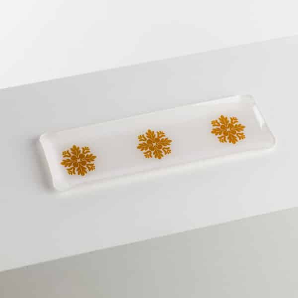 PLAT A CAKE 37X13 "ROSACES"