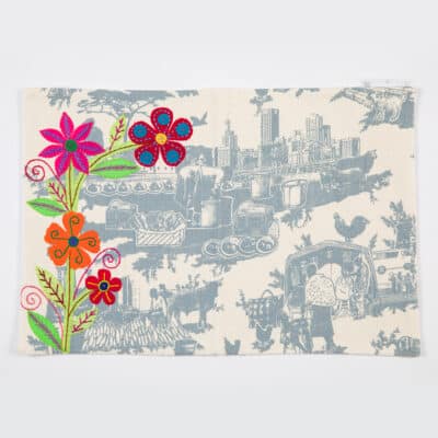SET DE TABLE JOZI BLEU - PRIX OUTLET