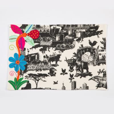 SET DE TABLE JOZI NOIR - PRIX OUTLET