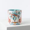 CACHE POT " L'ENFANT AU DAUPHIN" ORANGE