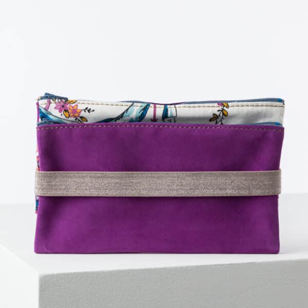 TROUSSE SIAMOISE "L'ENFANT AU DAUPHIN" VIOLET