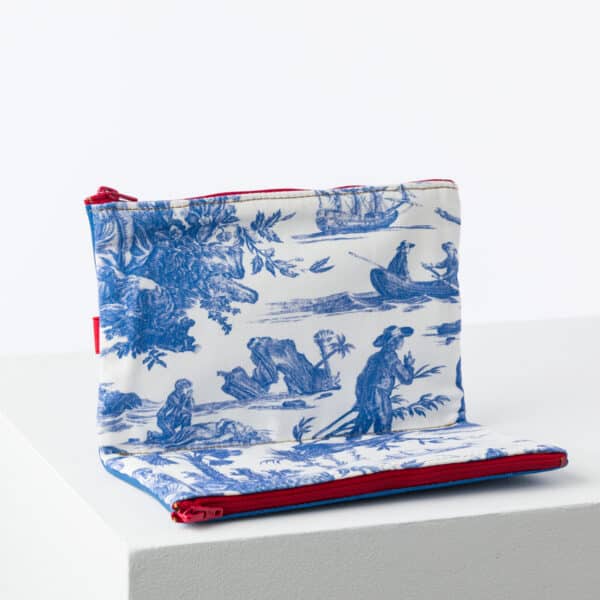 TROUSSE SIAMOISE "PAUL ET VIRGINIE" BLEU – Image 2