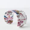 BRACELET RESINE "L'ENFANT AU DAUPHIN" VIOLET