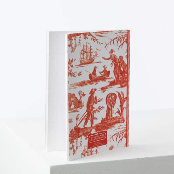 CARNET BROCHE A5 "PAUL ET VIRGINIE" ORANGE – Image 2