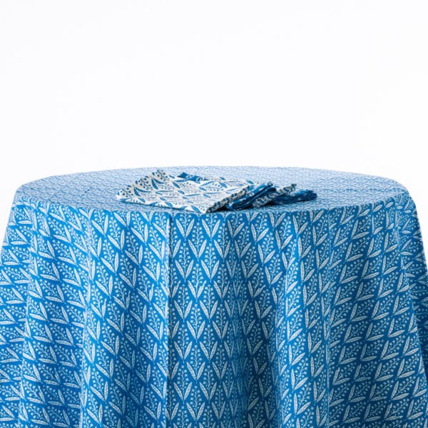 NAPPE 180X180 "EPIS BLEU" DIRECTOIRE