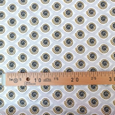 TISSU "MIGNONNETTES" SPIRALES