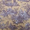 TISSU ENDUIT "LE MEUNIER SON FILS ET L'ANE" CAFE AU LAIT