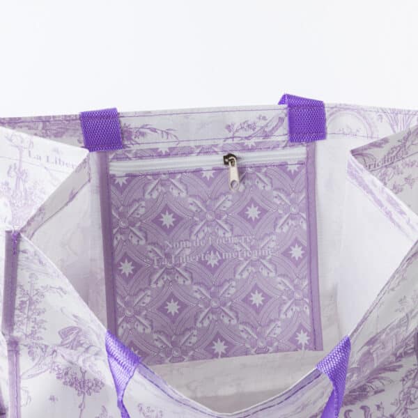 SAC REUTILISABLE "LIBERTE AMERICAINE" LAVANDE – Image 2