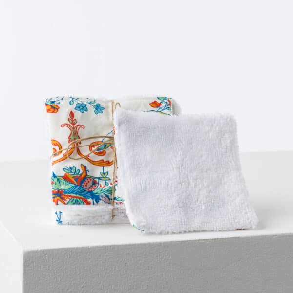 SEMAINIER DE LINGETTES "L'ENFANT AU DAUPHIN" ORANGE – Image 2