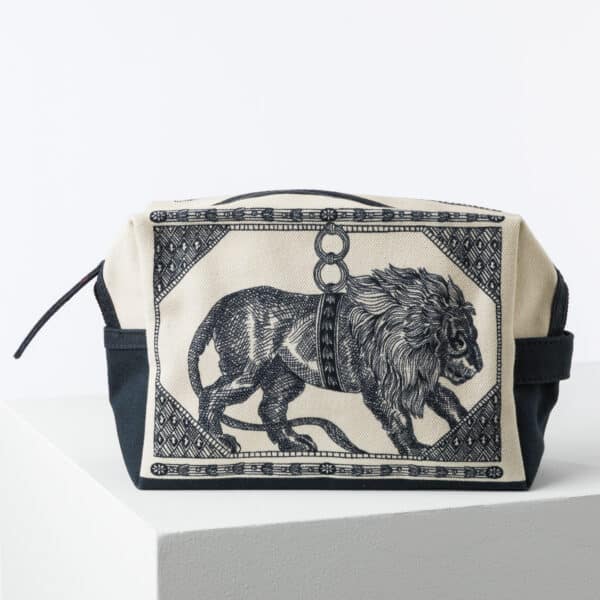 TROUSSE DE TOILETTE "BAROCCO"  BLACK & WHITE
