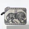 POCHETTE ORDINATEUR 15" "BAROCCO" BLACK & WHITE