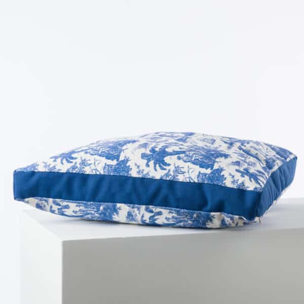 COUSSIN 50X50 "PAUL ET VIRGINIE" BLEU – Image 2