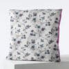 COUSSIN 50X50 "GUIRLANDES DE FLEURS"