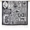 FOUTA "BAROCCO" BLACK & WHITE – Image 2