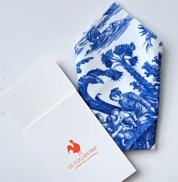 POCHETTE COSTUME "PAUL ET VIRGINIE" BLEU