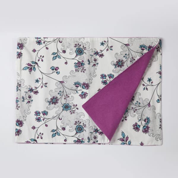 SET DE TABLE X2 "GUILANDES DE FLEURS"
