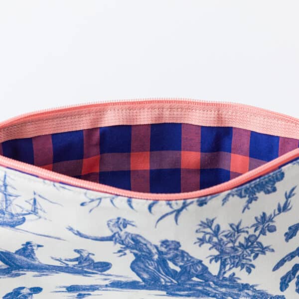 POCHETTE CHAINE "PAUL ET VIRGINIE" BLEU – Image 3