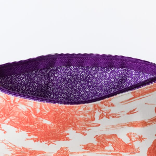 POCHETTE CHAINE "PAUL ET VIRGINIE" ORANGE – Image 3
