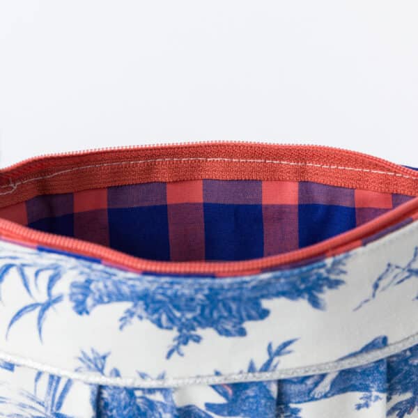 TROUSSE COQUETTE "PAUL ET VIRGINIE" BLEU – Image 2