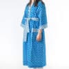 KIMONO "CHARDONS" BLEU DIRECTOIRE – Image 2