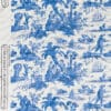 TISSU "PAUL ET VIRGINIE" BLEU DIRECTOIRE