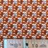 TISSU "SEMIS DE FLEURS" TERRACOTA