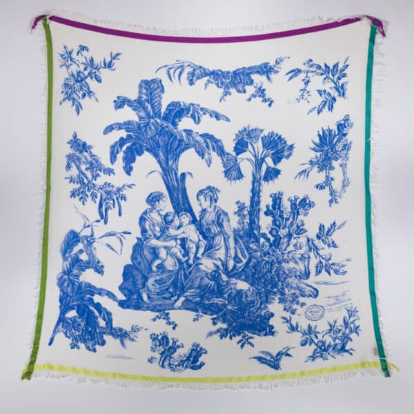 PAREO "PAUL ET VIRGINIE" BLEU DIRECTOIRE
