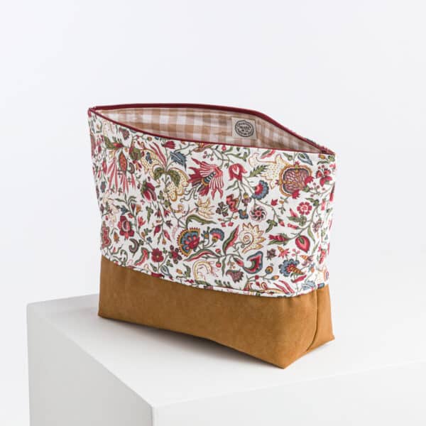 GRANDE TROUSSE DE TOILETTE "FANTAISIE INDIENNE" CAMEL – Image 2