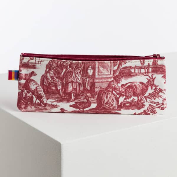 TROUSSE STYLOS  "LIBERTE AMERICAINE"  ROUGE