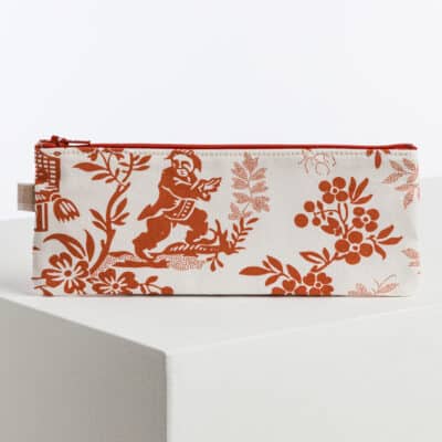TROUSSE STYLOS "LE CHINOIS A LA BROUETTE" TERRACOTTA