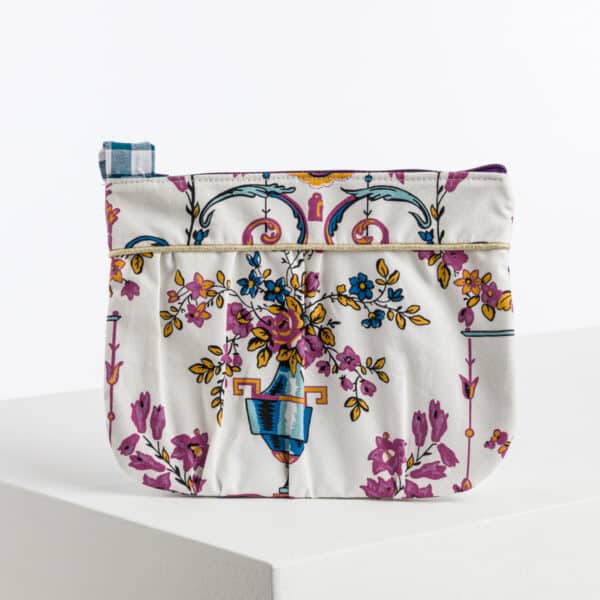 TROUSSE COQUETTE "L'ENFANT AU DAUPHIN" VIOLET