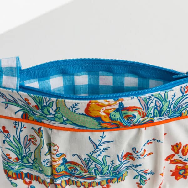 TROUSSE COQUETTE "L'ENFANT AU DAUPHIN" ORANGE – Image 2