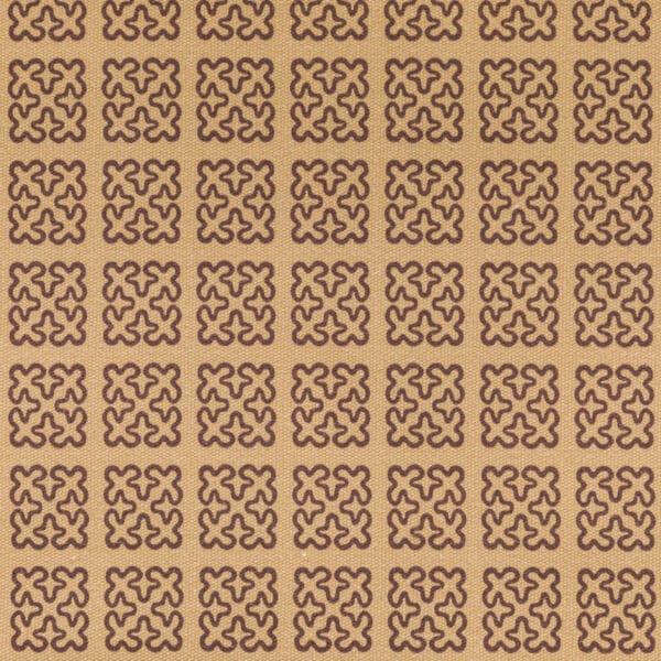 TISSU "CARREAUX" CAFE AU LAIT