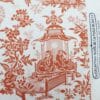 TISSU "LE CHINOIS A LA BROUETTE" TERRACOTTA – Image 2