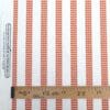 TISSU "RAYURES" TERRACOTTA