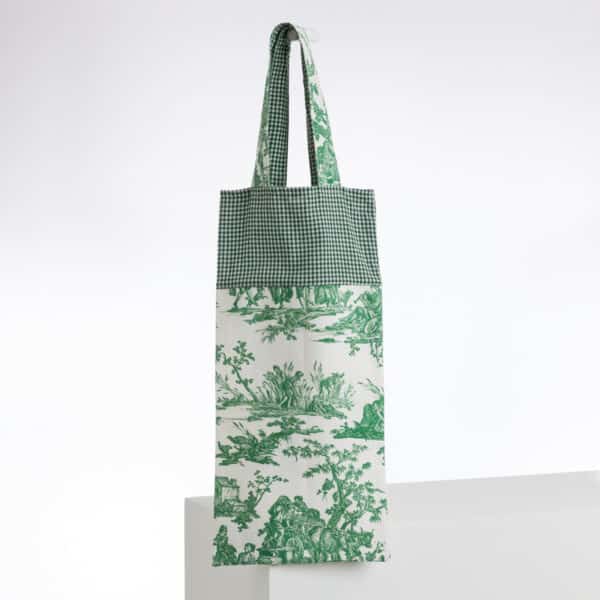SAC A PAIN "LES DELICES DES 4 SAISONS" VERT PRAIRIE