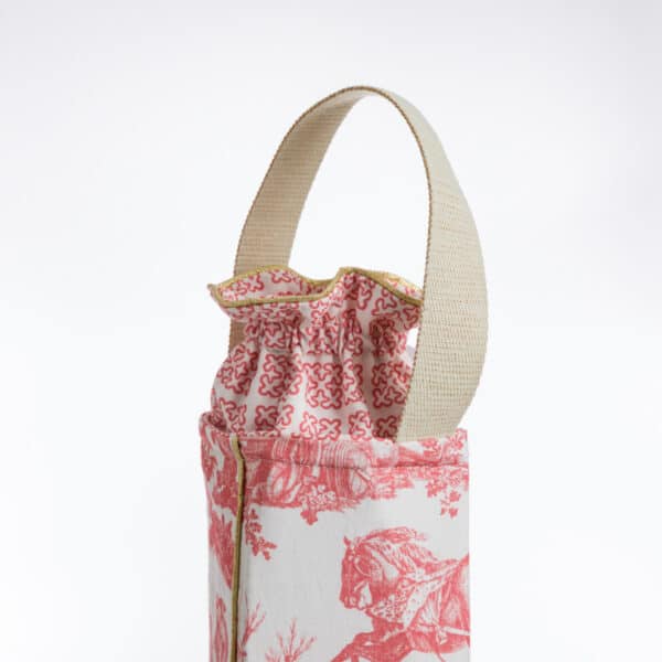 SAC BOUTEILLE ISOTHERME "LES DELICES DES 4 SAISONS" ROSE – Image 2