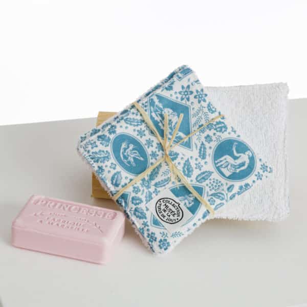 LINGETTES/4 "LES CAMMES" BLEUS