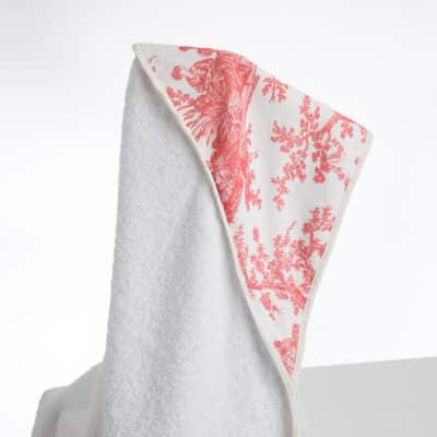 CAPE DE BAIN "LES DELICES DES 4 SAISONS" ROSE